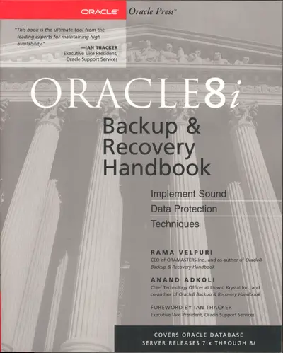 Oracle8i Backup & Recovery Oracle8i Backup & Recovery