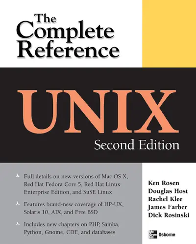 UNIX: The Complete Reference, Second Edition UNIX: The Complete Reference, Second Edition