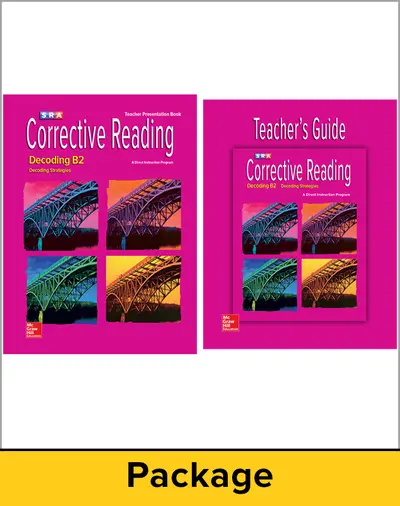 Corrective Reading Decoding Level B2, Teacher Materials Package Corrective Reading Decoding Level B2, Teacher Materials Package