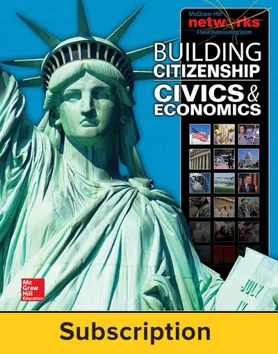 Building Citizenship: Civics and Economics, Teacher Suite, 6-Year Subscription Building Citizenship: Civics and Economics, Teacher Suite, 6-Year Subscription