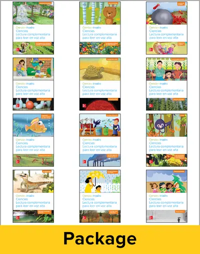 Inspire Science Grade K, Spanish Paired Read Aloud Class Set, 1 Each of 12 Books (2 titles, 6 modules, 1 copy) Inspire Science Grade K, Spanish Paired Read Aloud Class Set, 1 Each of 12 Books (2 titles, 6 modules, 1 copy)