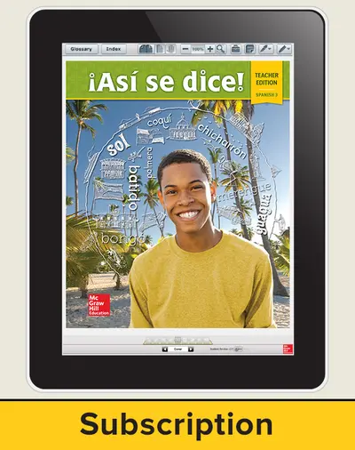 Asi se dice Level 3, Teacher Suite 1-year subscription Asi se dice Level 3, Teacher Suite 1-year subscription