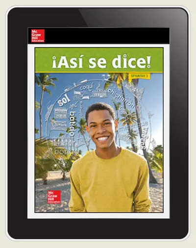 Asi se dice! Level 3, Florida Student Learning Center, 5-year Subscription