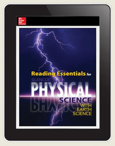 Glencoe Physical Science, Student Embedded LearnSmart, 1-year subscription