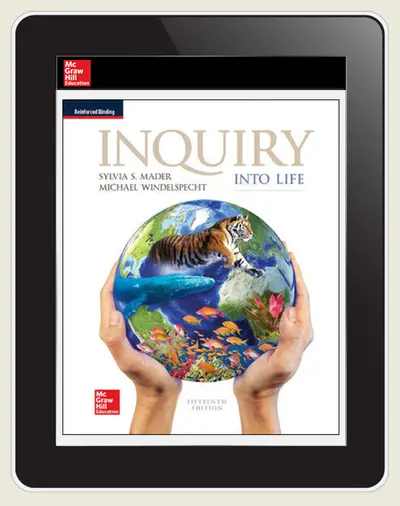 Mader, Inquiry Into Life, 2017, 15e, Connect, 7-year subscription