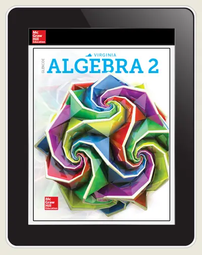 Glencoe Algebra 2, Virginia eStudent Edition, 6-year subscription Glencoe Algebra 2, Virginia eStudent Edition, 6-year subscription