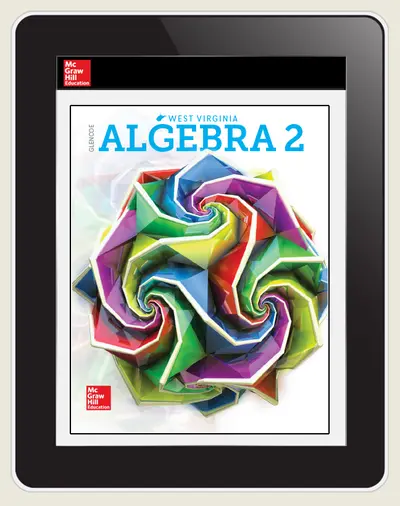 Glencoe Algebra 2, West Virginia eTeacher Edition, 1-year subscription Glencoe Algebra 2, West Virginia eTeacher Edition, 1-year subscription