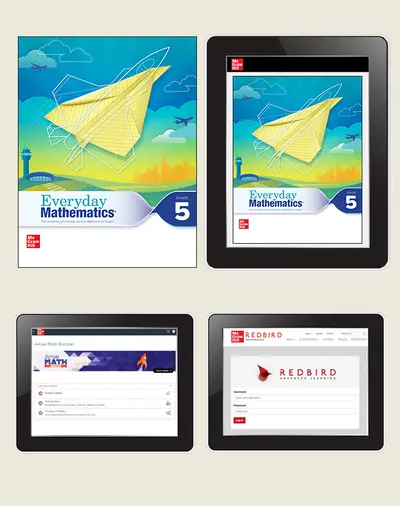 Everyday Math 4 Essential Student Materials Set with Redbird and Arrive ...