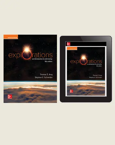 Arny, Explorations: An Introduction to Astronomy, 2020, 9e, Standard Student Bundle (Student Edition with Online Student Edition), 1-year subscription Arny, Explorations: An Introduction to Astronomy, 2020, 9e, Standard Student Bundle (Student Edition with Online Student Edition), 1-year subscription