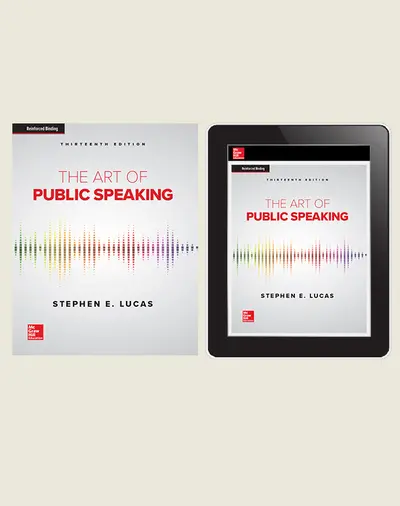 Lucas, The Art of Public Speaking, 2020, 13e, Standard Student Bundle (Student Edition with Online Student Edition), 6-year subscription Lucas, The Art of Public Speaking, 2020, 13e, Standard Student Bundle (Student Edition with Online Student Edition), 6-year subscription