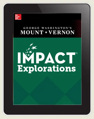 IMPACT: George Washington's Mt. Vernon: George Washington's Dinner, Online Teacher Edition, Grades K-1, 1-year subscription IMPACT: George Washington's Mt. Vernon: George Washington's Dinner, Online Teacher Edition, Grades K-1, 1-year subscription