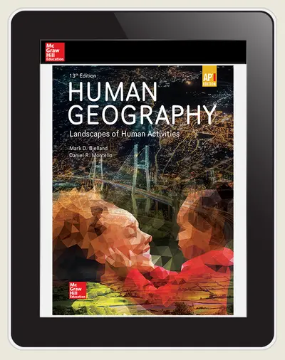Bjelland, Human Geography, 2020, 13e, (AP Ed), Digital Student Subscription,1-year subscription Bjelland, Human Geography, 2020, 13e, (AP Ed), Digital Student Subscription,1-year subscription