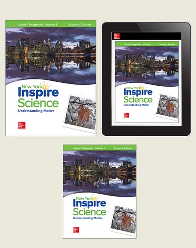 Inspire Science, NY, Grade 7 Integrated, Online Student Edition, 1-year subscription Inspire Science, NY, Grade 7 Integrated, Online Student Edition, 1-year subscription