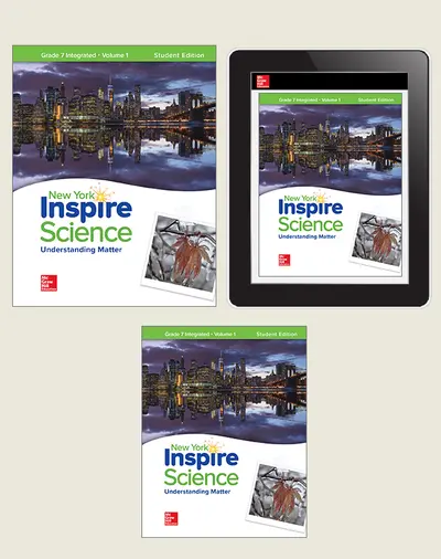 Inspire Science, NY, Grade 7 Integrated, Online Student Edition, 6-year subscription Inspire Science, NY, Grade 7 Integrated, Online Student Edition, 6-year subscription