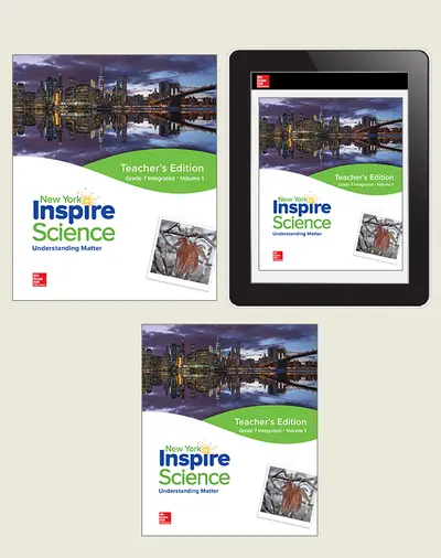 Inspire Science, NY, Grade 7 Integrated, Online Teacher Edition, 1-year subscription Inspire Science, NY, Grade 7 Integrated, Online Teacher Edition, 1-year subscription