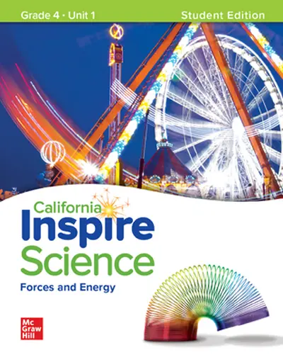 California Inspire Science Grade 4, Comprehensive Student Bundle, 7 Year Subscription California Inspire Science Grade 4, Comprehensive Student Bundle, 7 Year Subscription