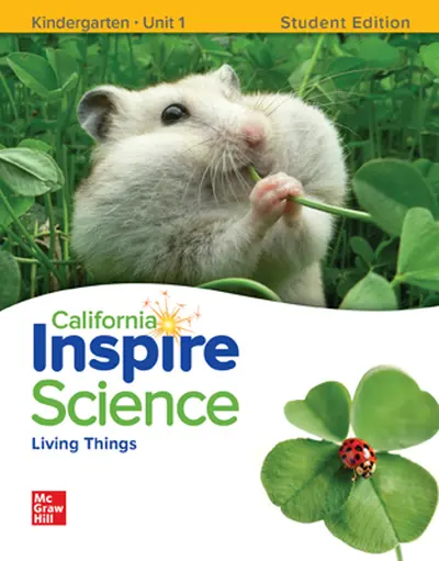 California Inspire Science Grade K, Comprehensive Student Bundle, 5 Year Subscription California Inspire Science Grade K, Comprehensive Student Bundle, 5 Year Subscription
