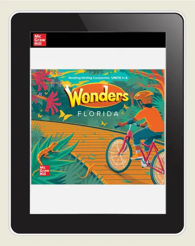 Wonders Grade 3 Florida Reading Writing Companion  Units 1 and 2