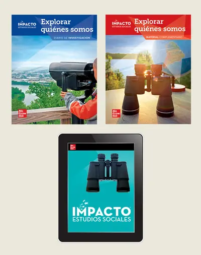 IMPACTO Social Studies, Explorar quiénes somos, Grade 2, Foundational Print & Digital Student Bundle, 6 year subscription IMPACTO Social Studies, Explorar quiénes somos, Grade 2, Foundational Print & Digital Student Bundle, 6 year subscription