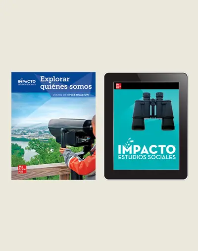 IMPACTO Social Studies, Explorar quiénes somos, Grade 2, Inquiry Print & Digital Student Bundle, 6 year subscription IMPACTO Social Studies, Explorar quiénes somos, Grade 2, Inquiry Print & Digital Student Bundle, 6 year subscription