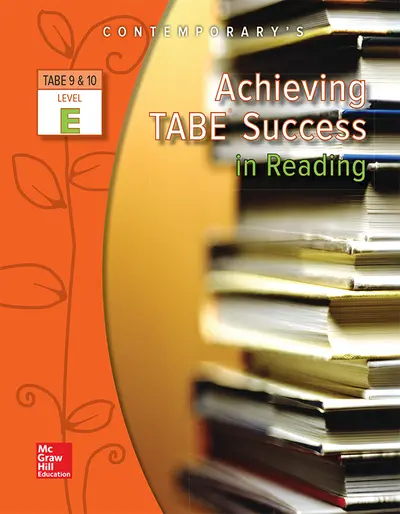Achieving TABE Success In Reading, Level E Workbook Achieving TABE Success In Reading, Level E Workbook