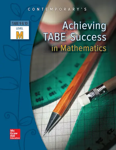 Achieving TABE Success In Mathematics, Level M Workbook Achieving TABE Success In Mathematics, Level M Workbook