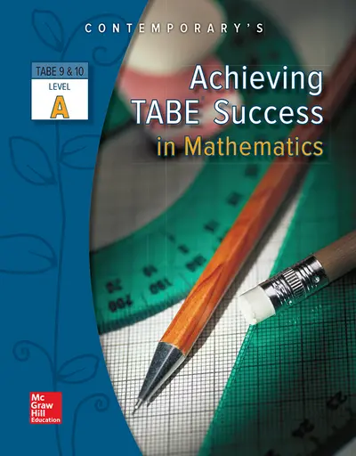 Achieving TABE Success In Mathematics, Level A Workbook Achieving TABE Success In Mathematics, Level A Workbook