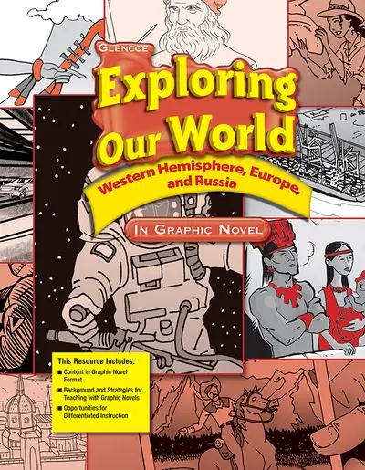 Exploring Our World: Western Hemisphere, Europe, and Russia, Exploring Our World: Western Hemisphere in Graphic Novel Exploring Our World: Western Hemisphere, Europe, and Russia, Exploring Our World: Western Hemisphere in Graphic Novel