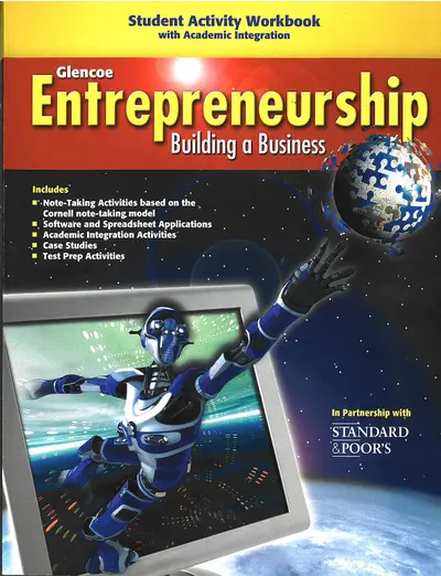 Entrepreneurship Student Activity Workbook Entrepreneurship Student Activity Workbook