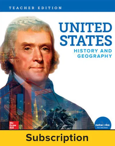 United States History and Geography, Teacher Lesson Center, 7-year subscription United States History and Geography, Teacher Lesson Center, 7-year subscription