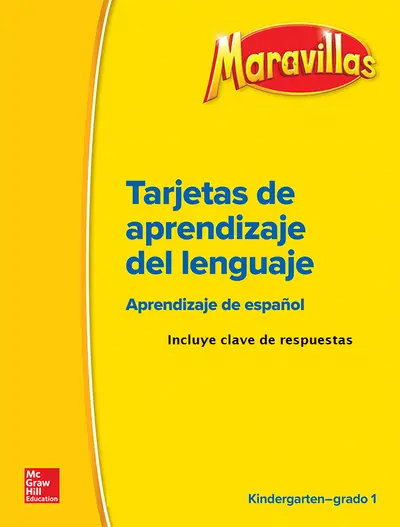 Maravillas Grades K-1 Language Development BLMs Maravillas Grades K-1 Language Development BLMs