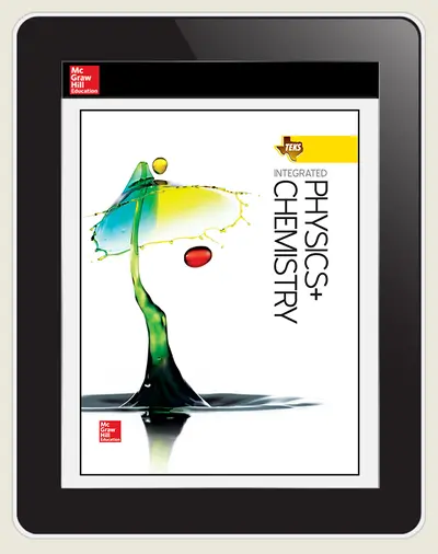 Integrated Physics & Chemistry , TX, eStudent Edition, 5-year subscription Integrated Physics & Chemistry , TX, eStudent Edition, 5-year subscription