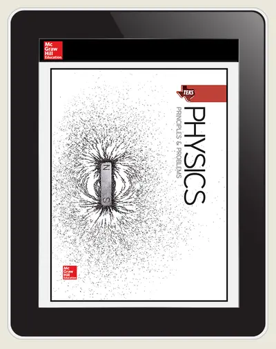 Physics: Principles & Problems, TX, eStudent Edition, 5-year subscription Physics: Principles & Problems, TX, eStudent Edition, 5-year subscription