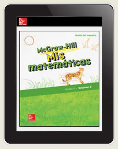 McGraw-Hill My Math, Grade 4, Spanish Teacher Center 5 Year Subscription McGraw-Hill My Math, Grade 4, Spanish Teacher Center 5 Year Subscription