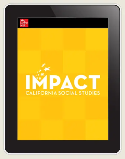 IMPACT: California, Grade K, Online Teacher Center, 8-year subscription, Learning and Working Now and Long Ago IMPACT: California, Grade K, Online Teacher Center, 8-year subscription, Learning and Working Now and Long Ago
