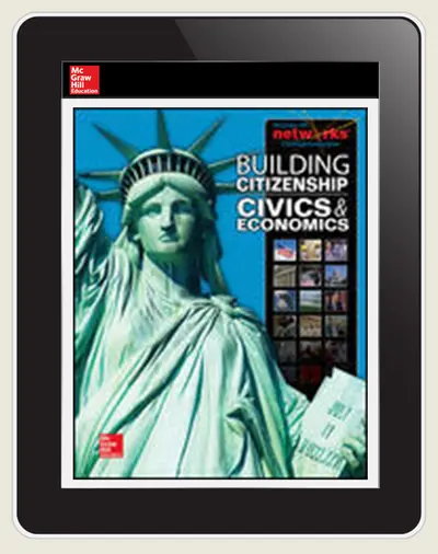 Building Citizenship: Civics & Economics, Student Learning Center, 3-year subscription