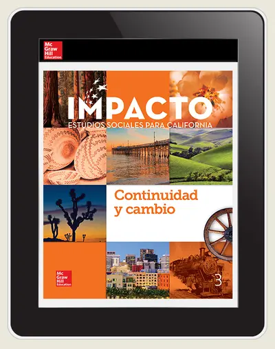 IMPACTO: California, Grade 3, Online Student Center, Spanish, 1-year subscription, Continuidad y cambio IMPACTO: California, Grade 3, Online Student Center, Spanish, 1-year subscription, Continuidad y cambio