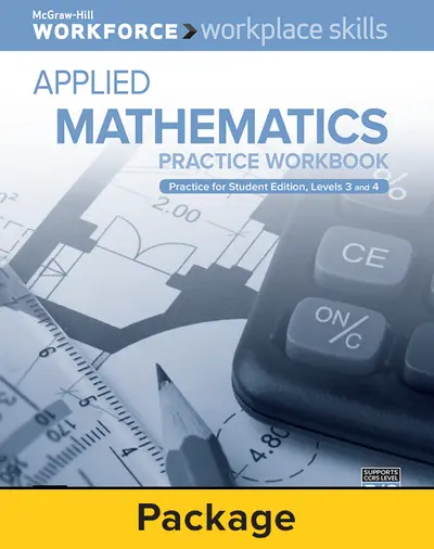 Workplace Skills Practice Workbook, Levels B/C, Applied Mathematics, 10-pack Workplace Skills Practice Workbook, Levels B/C, Applied Mathematics, 10-pack
