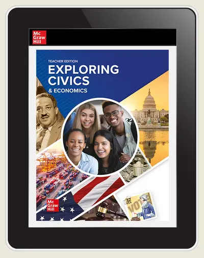 Exploring Civics and Economics, Teacher Digital License, 1-year subscription Exploring Civics and Economics, Teacher Digital License, 1-year subscription
