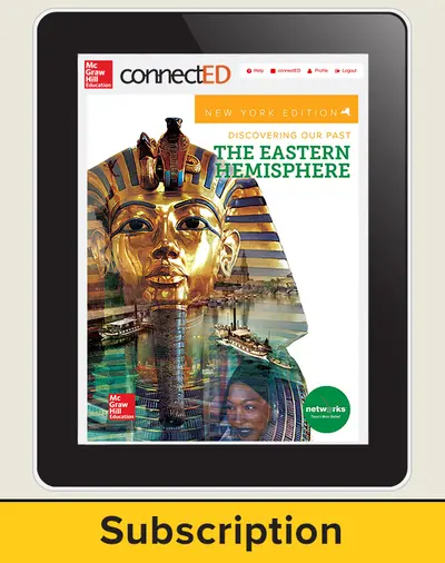 CUS New York Discovering Our Past: The Eastern Hemisphere Grade 6, Online Student Edition, 1-year CUS New York Discovering Our Past: The Eastern Hemisphere Grade 6, Online Student Edition, 1-year