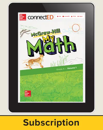 McGraw-Hill My Math, Student Center 3 Year Subscription Grade 3 McGraw-Hill My Math, Student Center 3 Year Subscription Grade 3