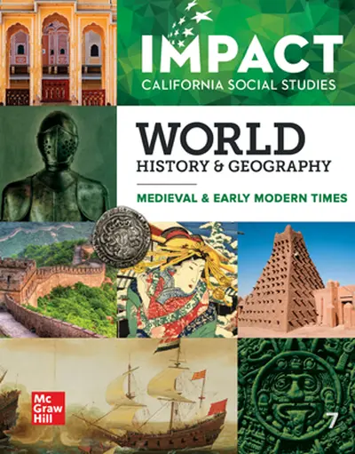 IMPACT: California, Grade 7, Online Teacher Edition, 1 Year Subscription, World History & Geography, Medieval & Early Modern Times