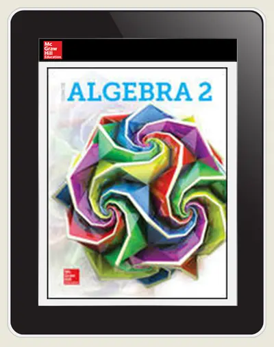 Algebra 2 2018, eStudentEdition online, 7-year subscription Algebra 2 2018, eStudentEdition online, 7-year subscription