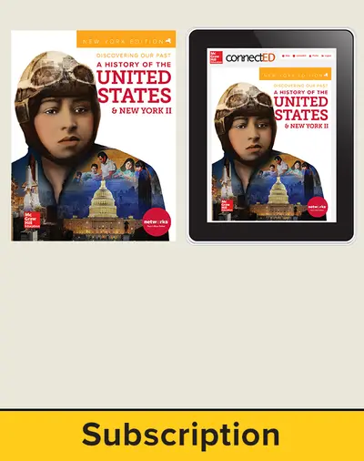 CUS New York Discovering Our Past: History of the United States and New ...