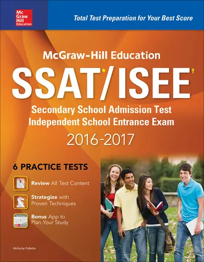 McGraw-Hill Education SSAT/ISEE 2016-2017 McGraw-Hill Education SSAT/ISEE 2016-2017