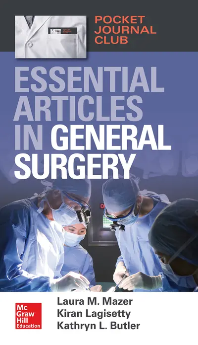 Pocket Journal Club: Essential Articles in General Surgery Pocket Journal Club: Essential Articles in General Surgery