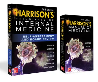 Harrison's Principles of Internal Medicine Self-Assessment and Board Review, 19th Edition and Harrison's Manual of Medicine 19th Edition VAL PAK Harrison's Principles of Internal Medicine Self-Assessment and Board Review, 19th Edition and Harrison's Manual of Medicine 19th Edition VAL PAK