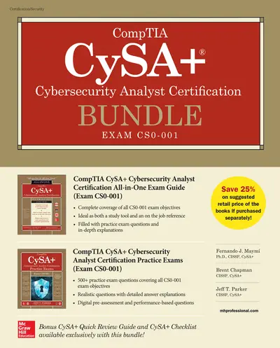 CompTIA CySA+ Cybersecurity Analyst Certification Bundle (Exam CS0-001) CompTIA CySA+ Cybersecurity Analyst Certification Bundle (Exam CS0-001)