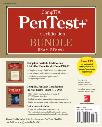 CompTIA PenTest+ Certification Bundle (Exam PT0-001) CompTIA PenTest+ Certification Bundle (Exam PT0-001)