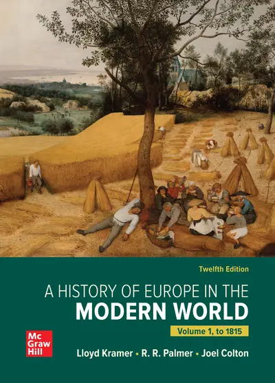 A History of Europe in the Modern World, Volume 1